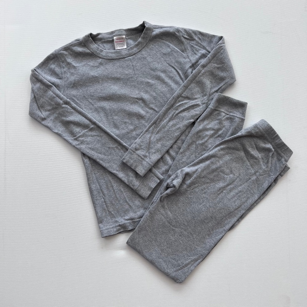 Hanna Andersson Gray Pajamas Size 150 US 12 GUC